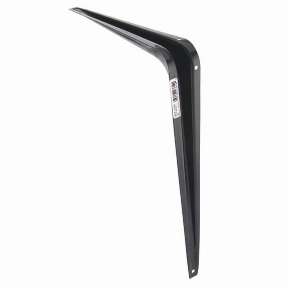 Hampton Black Steel Shelf Support 18 Ga. 10 in. L 100 lb