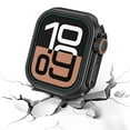 thumbnail image 2 of Dwitch for Apple Watch Series 10 46mm Metal Case, Rugged Protective Bumper,Turn iWatch into Ultra Look,with Back Cover, Upgrade Conversion Kit Stylish Protector for iWatch Series 10 46mm,Black, 2 of 4
