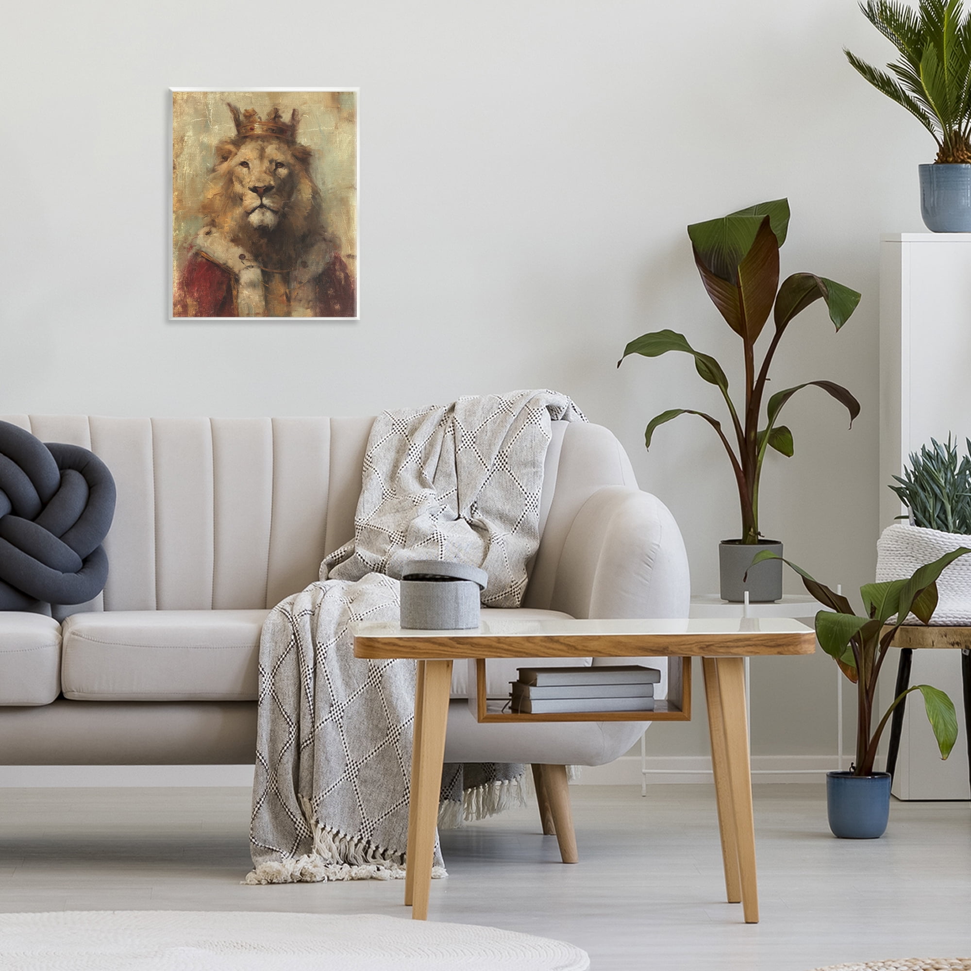 Stupell Industries Regal Lion Sovereign Wall Plaque Art, design by Svetlana Aleynikova
