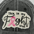 thumbnail image 5 of Baseball Cap Cancer Awareness Ribbon Baseball Caps Dad Hats Women Baseball Hat Black1 One Size, 5 of 5