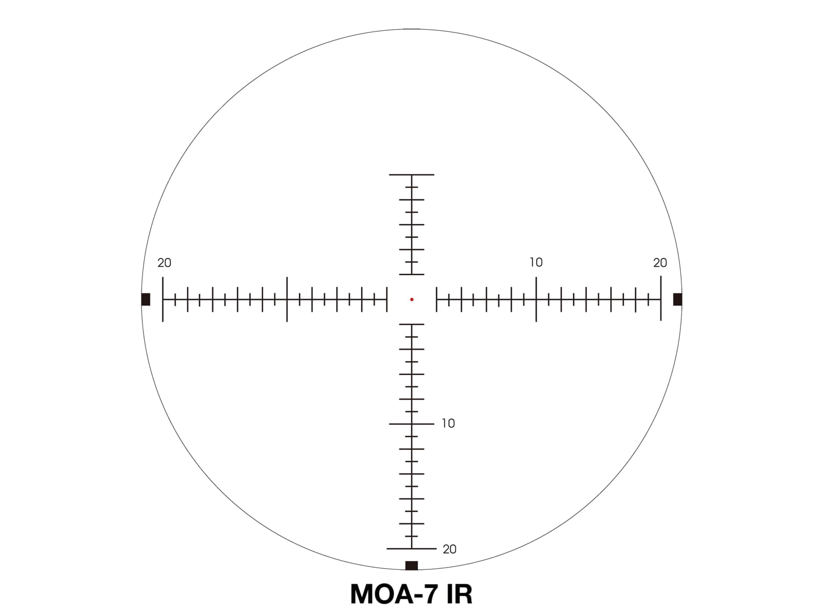 Sightron S6 Rifle Scope, 5-30x56mm, 34mm Tube, Second Focal Plane, MOA-7 IR Reti