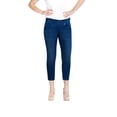 thumbnail image 1 of Bluberry Jean Court pour Femmes Claudia Délavé Moyen Indigo, 1 of 5