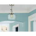 thumbnail image 5 of Innovations Lighting  Franklin Restoration Bell 1 Light 8" Semi-Flush Mount Brushed Satin Nickel, 5 of 5