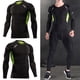 thumbnail image 3 of Camiseta de compresión de manga larga para hombre, camiseta deportiva para correr para gimnasio, camiseta para entrenamiento de secado rápido, capa ba METRO Macarena Camiseta de compresión de los hombres, 3 of 4