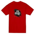 thumbnail image 1 of T-shirt Rouge Graphique Moto Vintage Cool pour Hommes, 1 of 1