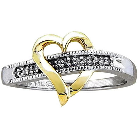 Diamond Accent Heart Promise Ring In 10k