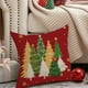 thumbnail image 5 of Decoraciones navideñas, adornos navideños, regalos navideños. Funda de almohada navideña de 45 x 45 cm. Decoración navideña. Funda de almohada de poliéster para decoración del hogar., 5 of 6