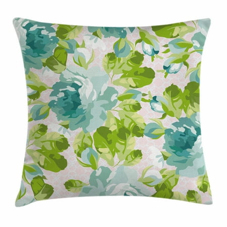 Shabby Chic Decor Throw Pillow Cushion Cover Tropical Botany