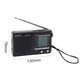 thumbnail image 2 of Radio de mano de plástico con pilas Radio meteorológica portátil para interiores y exteriores, 2 of 7