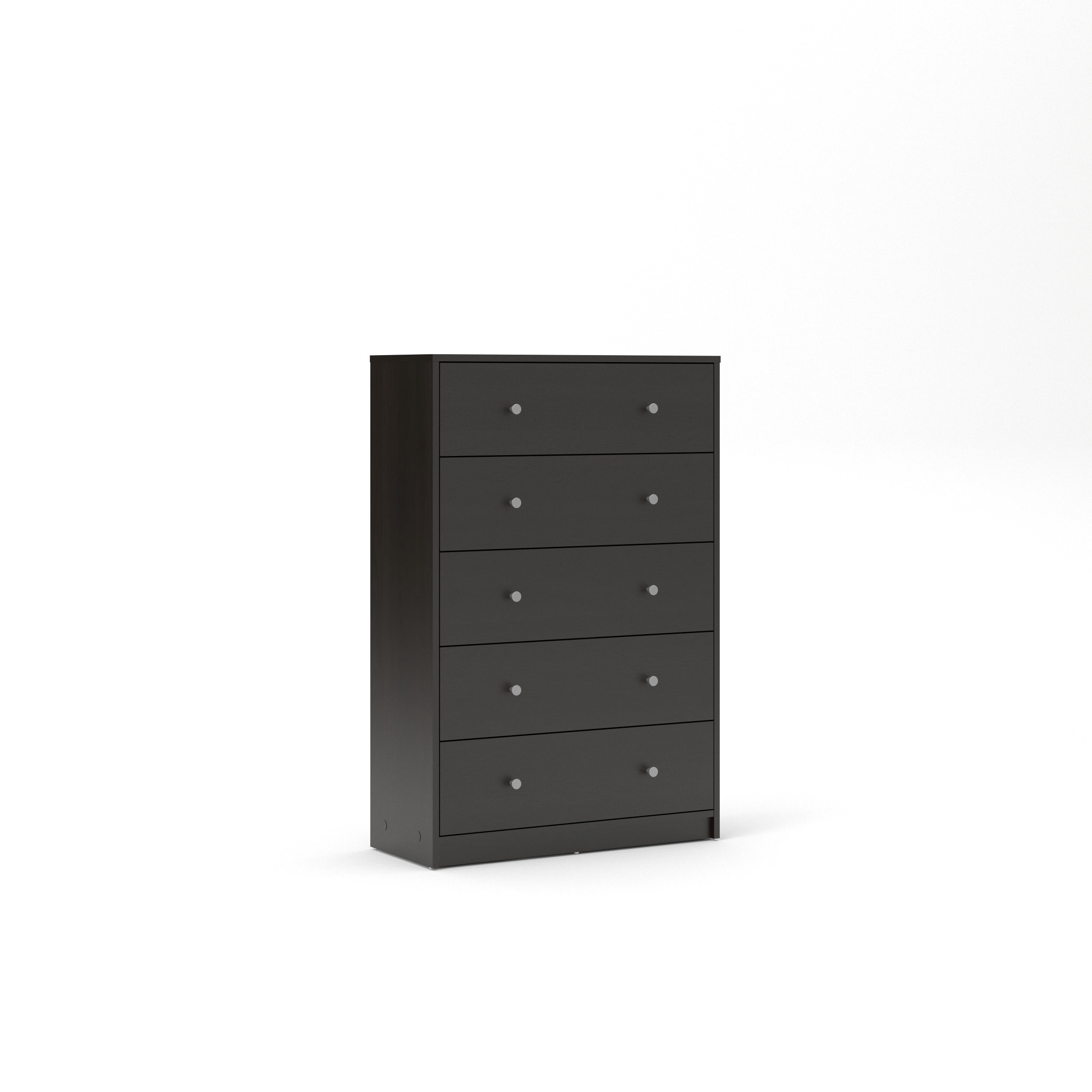 Tvilum Studio 5 Drawer Dresser Grey Walmart Com Walmart Com