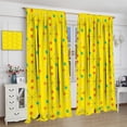 thumbnail image 4 of Mid Century Curtains,Mid Century Fifties Modern Retro Colors Pattern Window Drapes for Living Room Bedroom Kitchen Bathroom Home Set 2 Panels,55x39 Inches, 4 of 8