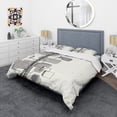 thumbnail image 1 of Designart 'Glam Dancing shape IV' Glam Bedding Set - Duvet Cover & Shams, 1 of 1