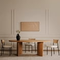 thumbnail image 3 of Moe's Home Collection Foley Dining Chair Fabric White, 3 of 7