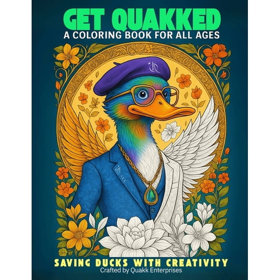 Quakk Creative Get Quakked: A Coloring Book for All Ages: Saving Ducks with Creativity, Book 1, (Paperback)