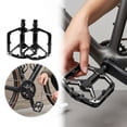 thumbnail image 2 of Lume Wear Flat MTB Pedals with Non Bearings a Pair of Aluminum Alloy Platform Pedals for Mountain and Road Bikes. A 9/16 Inch Bicycle Pedal with Sealed Bearings for Smooth Pedaling, 2 of 9