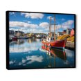 thumbnail image 2 of Designart "Of Dreams Port Port wall art" Nautical & Beach Floater Framed Wall Decor, 2 of 7