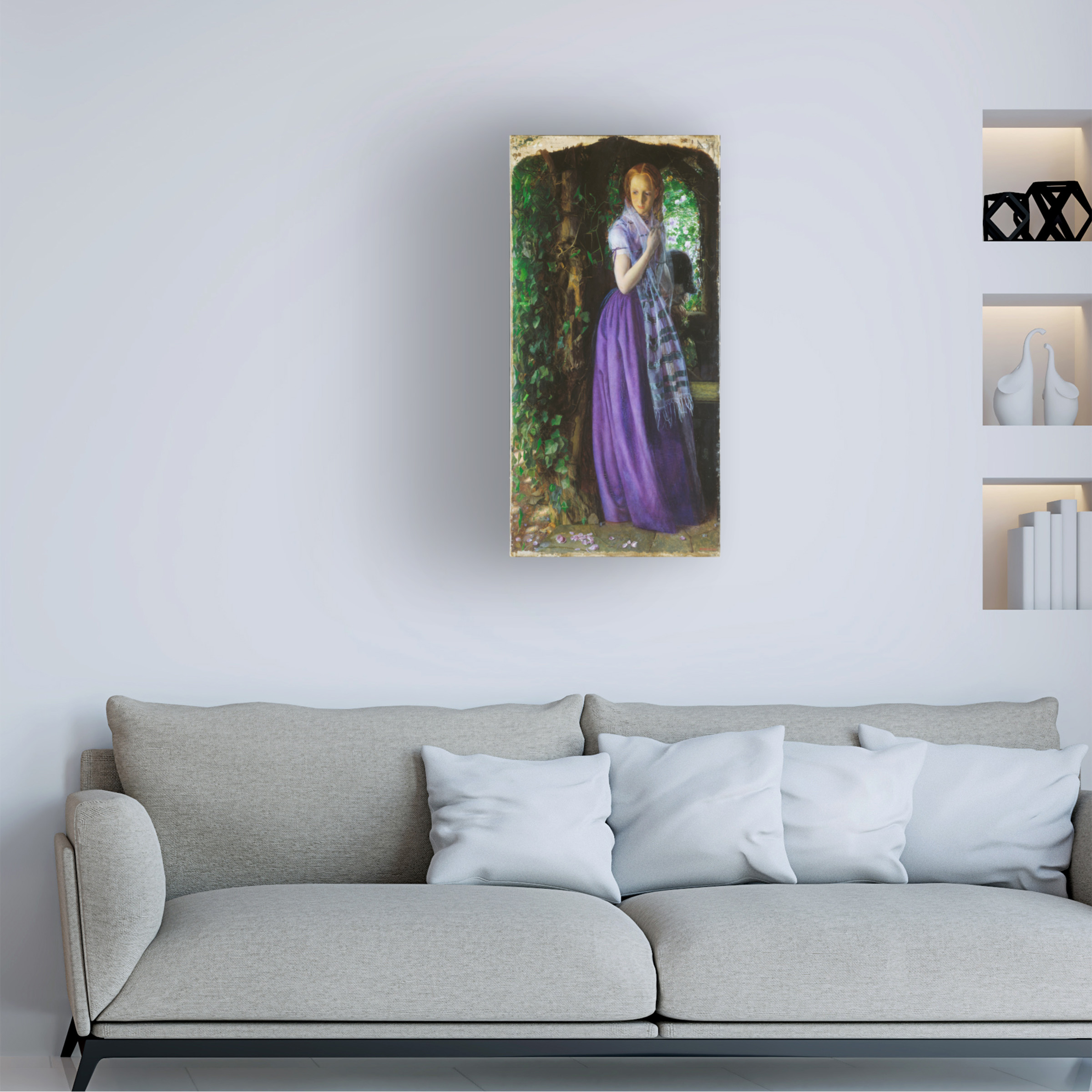 Arthur Hughes 'April Love' Canvas Art