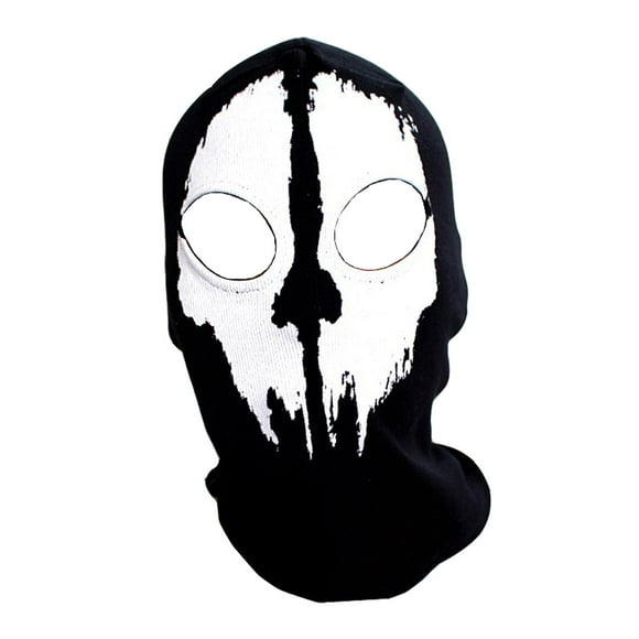 Clearance Now! Tactical clava Skeleton Ghost Skull Full Face Mask Windproof Ski Hallown } L6P9