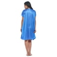 thumbnail image 4 of Casual Nights Nightgown - Women's Short Sleeve Tricot Nightgowns, Flutter Sleeves and Lightweight Silky Fabric, 4 of 5