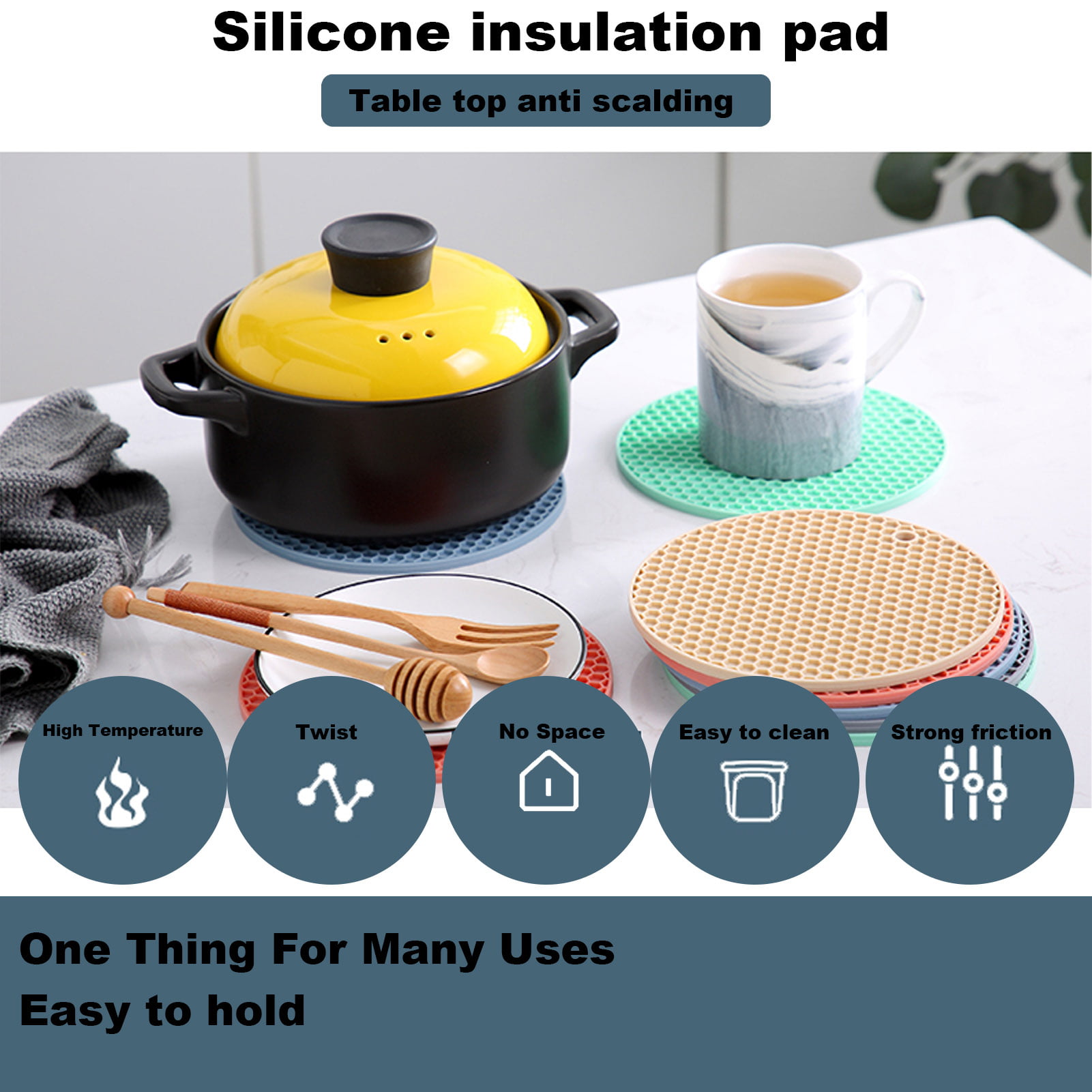 Silicone Hairdressing Pad Pvc Heat Insulation Pad Non Slip - Temu