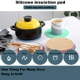 thumbnail image 6 of Cheers.US 6Pcs Silicone Trivet Mats Silicone Pot Trivet Heat Resistant Mats Pot Mat for Countertop, Jar Opener, Spoon Holder, Gripper Pad, Hot Pots and Pans, 6 of 7