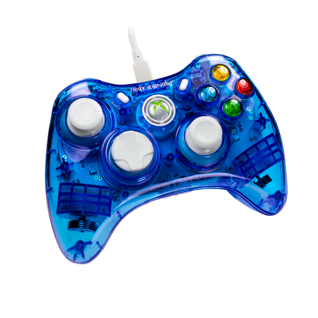 PDP Rock Candy Xbox 360 Wired Controller, Blueberry Boom, (Best Xbox 360 Controller For Fps)
