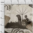 thumbnail image 2 of oneOone Cotton Cambric Light Brown Fabric Abstracts Craft Projects Decor Fabric Printed By The Yard 56 Inch Wide, 2 of 4