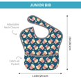 thumbnail image 4 of Kdxio Popcorn With Glasses Bibs For Babies, Baby Bibs for Eating, Toddler Bibs, Waterproof Bibs, Feeding Bibs, for Toddlers, Boys, Girls, 4 of 8