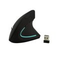 thumbnail image 1 of Wireless Mouse Ergonomic Right-hand Grip 2.4GHz 1600DPI Vertical USB Gaming Mice for PC - Black, 1 of 5