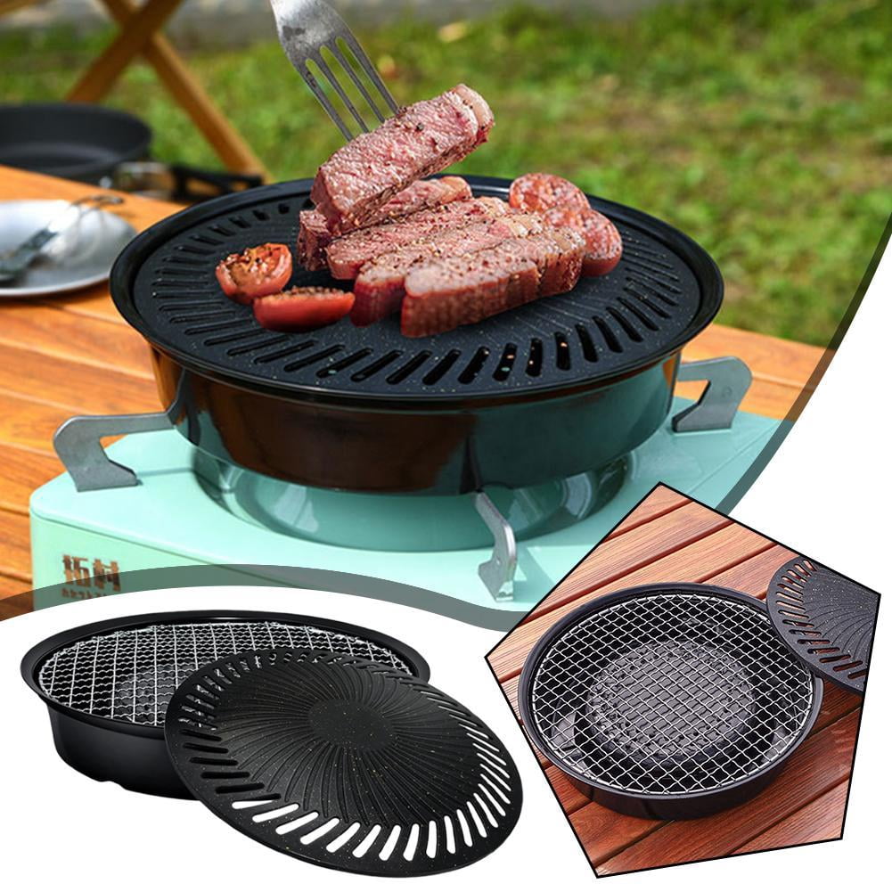 BBQ Grill Pan Non Stick Aluminum BBQ For Outdoor Cooking,stove top grill For outdoor campin grills,Barbecue trays and