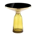 thumbnail image 2 of Pemberly Row Contemporary Glass Side Table in Gold and Yellow, 2 of 3