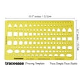 thumbnail image 3 of Traceease Jewelry Templates For Trillion/Square/Marquise Gemstone Shape Guide Drafting Tools Jewellery Designing Stencils, 3 of 5