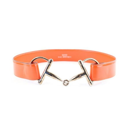 Orange Horsebit Waist 224364 Belt
