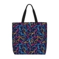 thumbnail image 1 of Fotbe Multicolor Bowling Bolsa Tote con Estampado para Mujer, Bolsos con Cremallera, Bolsa de Hombro Casual de Gran Capacidad con Bolsillos Internos, 1 of 7