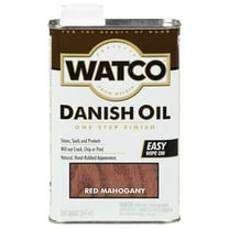 6 Pack, Red Mahogany, Watco Danish Oil - 214380, Quart