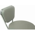 thumbnail image 4 of MAYAKOBA Dayton Rolling Stool with Backrest – Storm Gray Pneumatic Seat, Adjustable Height 13"-15", Ergonomic Design for Home Office, Garage, Gardening, Lab, School, Mechanic Tasks, 4 of 8