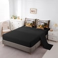 thumbnail image 3 of YST Woodland Animal 7-Piece Comforter Set, Rustic Farmhouse, Queen, Nature Theme, Cartoon Style, 3 of 4