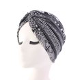 thumbnail image 3 of Bonnets Bohèmes pour Femmes, Nœuds Polyvalents, Bonnet de Nuit, Turban, 3 of 10