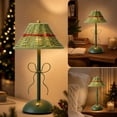 thumbnail image 4 of Boho Rattan Table Lamp, Wicker Night Light, LED Rechargeable Touch Control Reading Lights, Living Room Bedroom Office Lighting Home Decor, 4 of 6