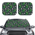 thumbnail image 2 of Balery Dinosaur and Bone Parasol para parabrisas de coche de 2 piezas | Parasol plegable para parabrisas delantero de coche para la mayoría de sedanes-Small, 2 of 6