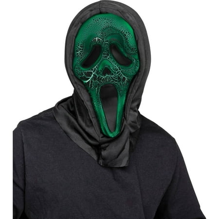 Smoldering Ghost Face Mask Adult Halloween Accessory