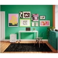 thumbnail image 4 of Scranton & Co Home Office Metal Desk and Storage Set in White, 4 of 11
