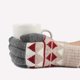 thumbnail image 5 of Guantes de dedo de punto cálidos de felpa con rombos resistentes al frío y al viento para mujer de invierno Fridja  nalpqowj3529, 5 of 5