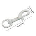 thumbnail image 2 of Bolt Snap Hook Caja fuerte duradera de acero inoxidable para deportes submarinos Blanco, 2 of 2