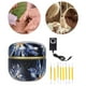 thumbnail image 3 of Mini de rueda de cerámica eléctrica, pequeña formadora de cerámica con bandeja y 8 herramientas de arcilla para manualidades de Azul oscuro, 3 of 9