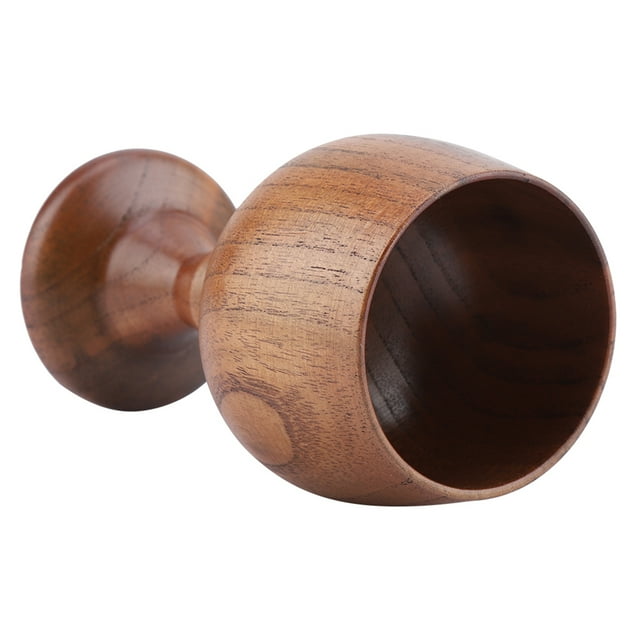 Multi-use Wooden Mug, Wood Goblet, 150ML Natural Wood Grain Cup For Kitchen For Home