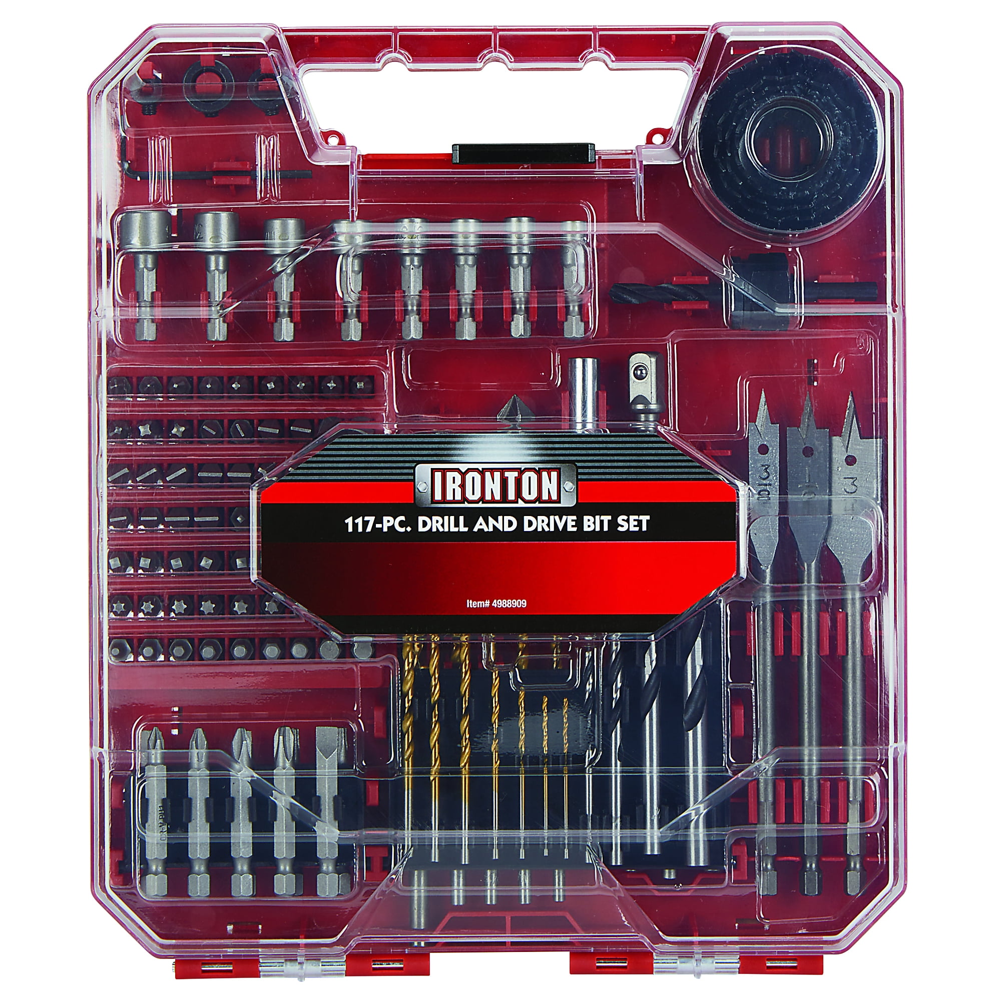 Ironton 117-Pc. Drill and Drive Bit Set
