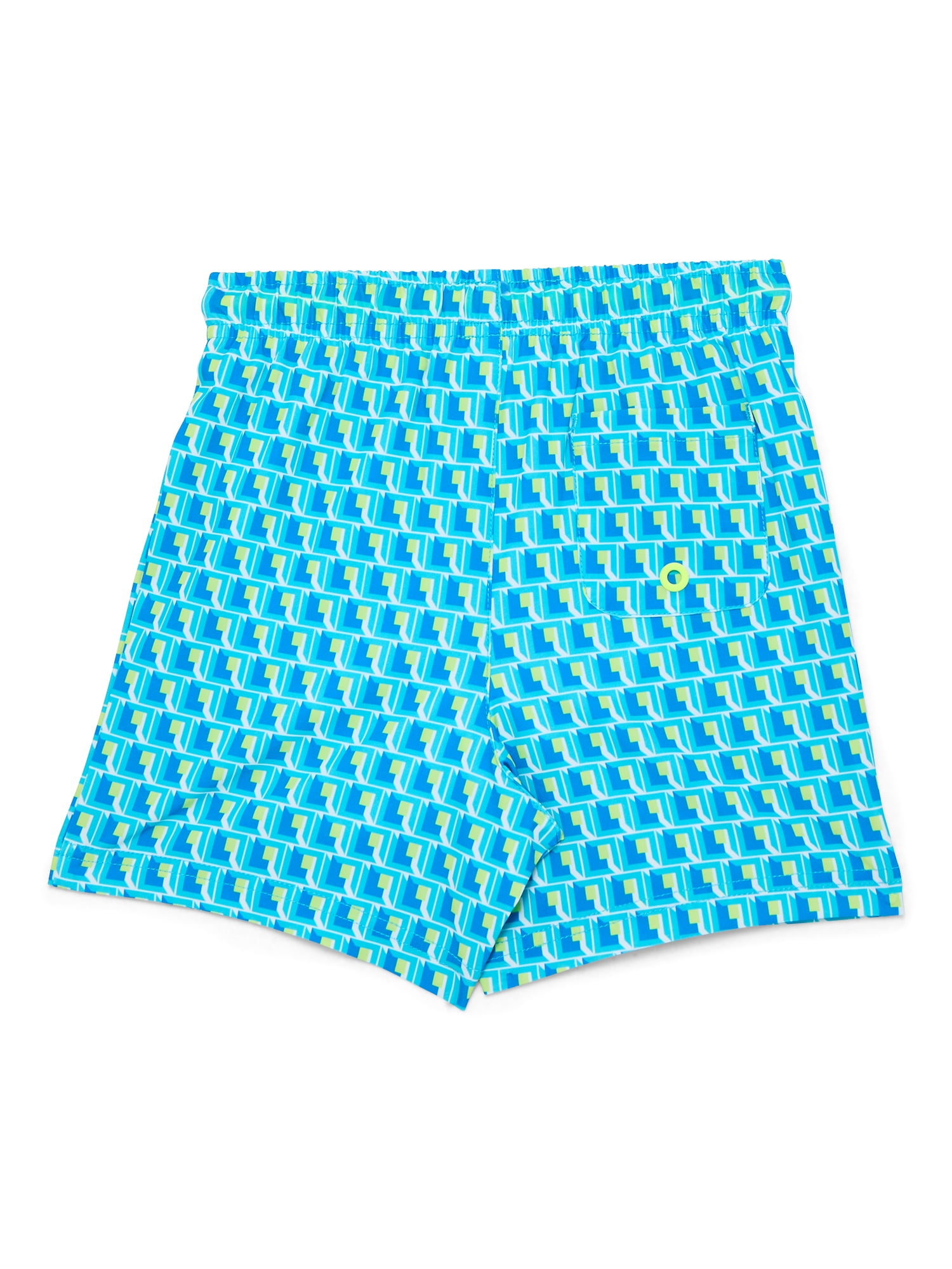 Wonder Nation Baby and Toddler Boys Quick Dry Swim Trunks with UPF 50, Sizes 12M-5T