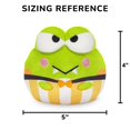thumbnail image 4 of Disfraz de peluche con forma de tortuga Keroppi para Halloween, reversible, 10 cm, 4 of 4