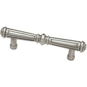 Liberty 3" French Huit Cabinet Pull, Brushed Satin Pewter